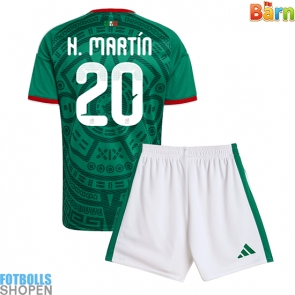 Billiga Mexiko Henry Martin #20 Hemmatröja Barn VM 2026 Kortärmad (+ Korta byxor)